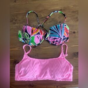 two wild fable size small bikini tops